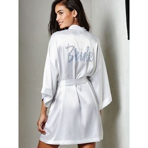 Victoria Secret Swarovski crystal Bride robe